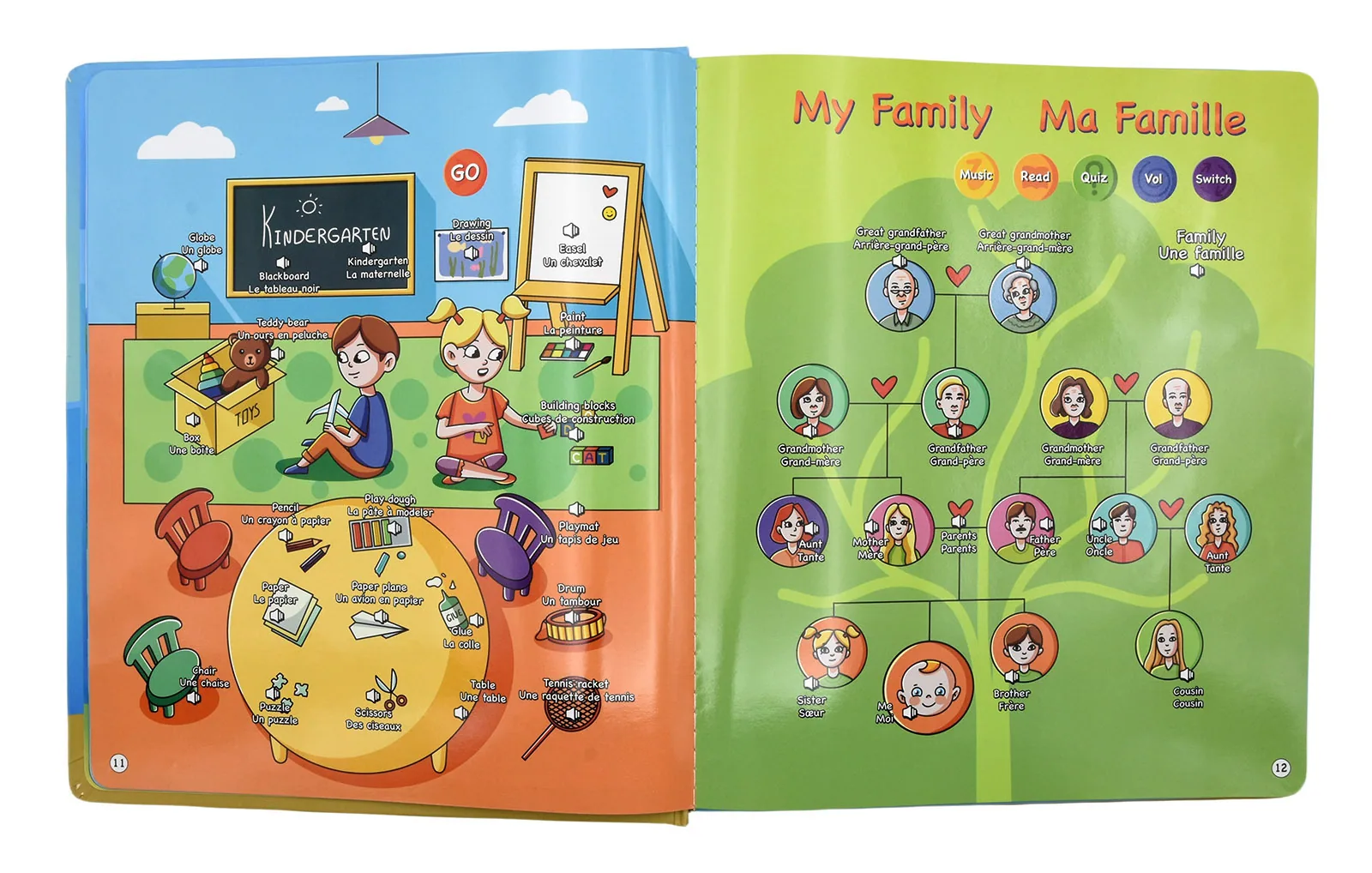 New French English Finger Point Reading Book Baby Vocalization Early Education Machine Smart Learning Toys Household Items 10
