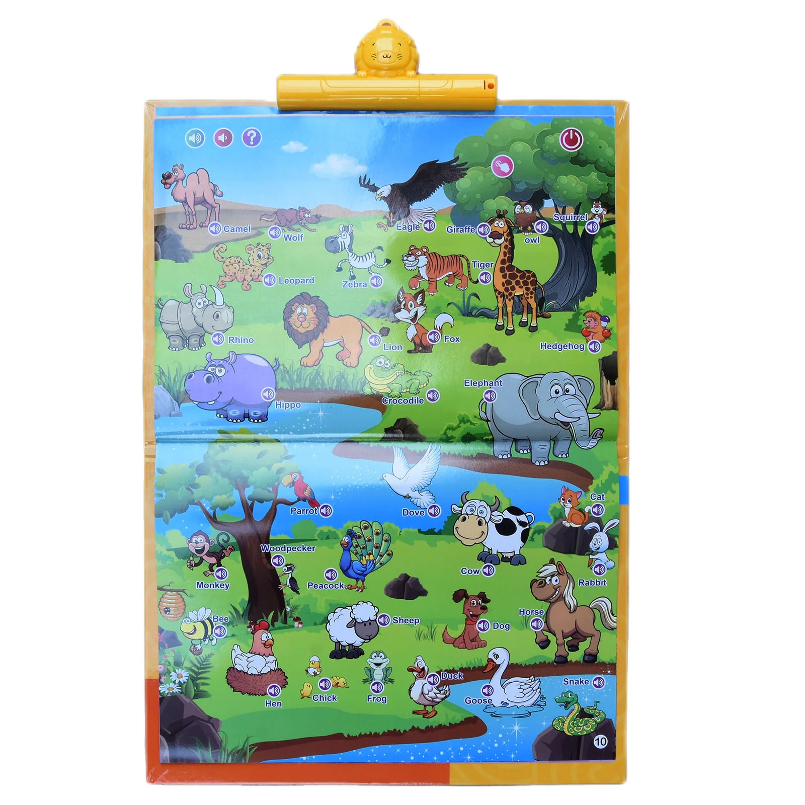 Cross-border new English dot reading baby intelligence development children's drawing board multi-functional English early educa 18