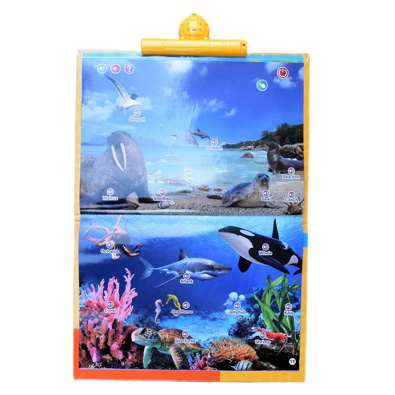 Cross-border new English dot reading baby intelligence development children's drawing board multi-functional English early educa 17