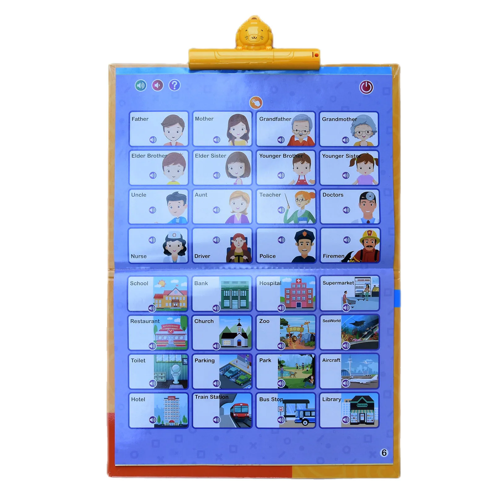 Cross-border new English dot reading baby intelligence development children's drawing board multi-functional English early educa 12