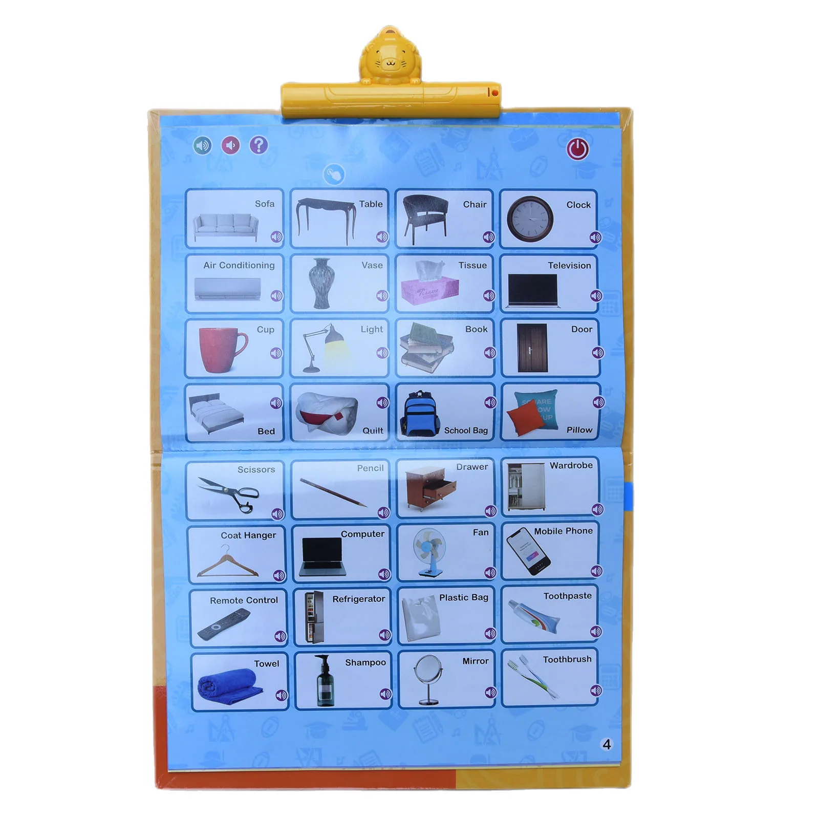 Cross-border new English dot reading baby intelligence development children's drawing board multi-functional English early educa 8