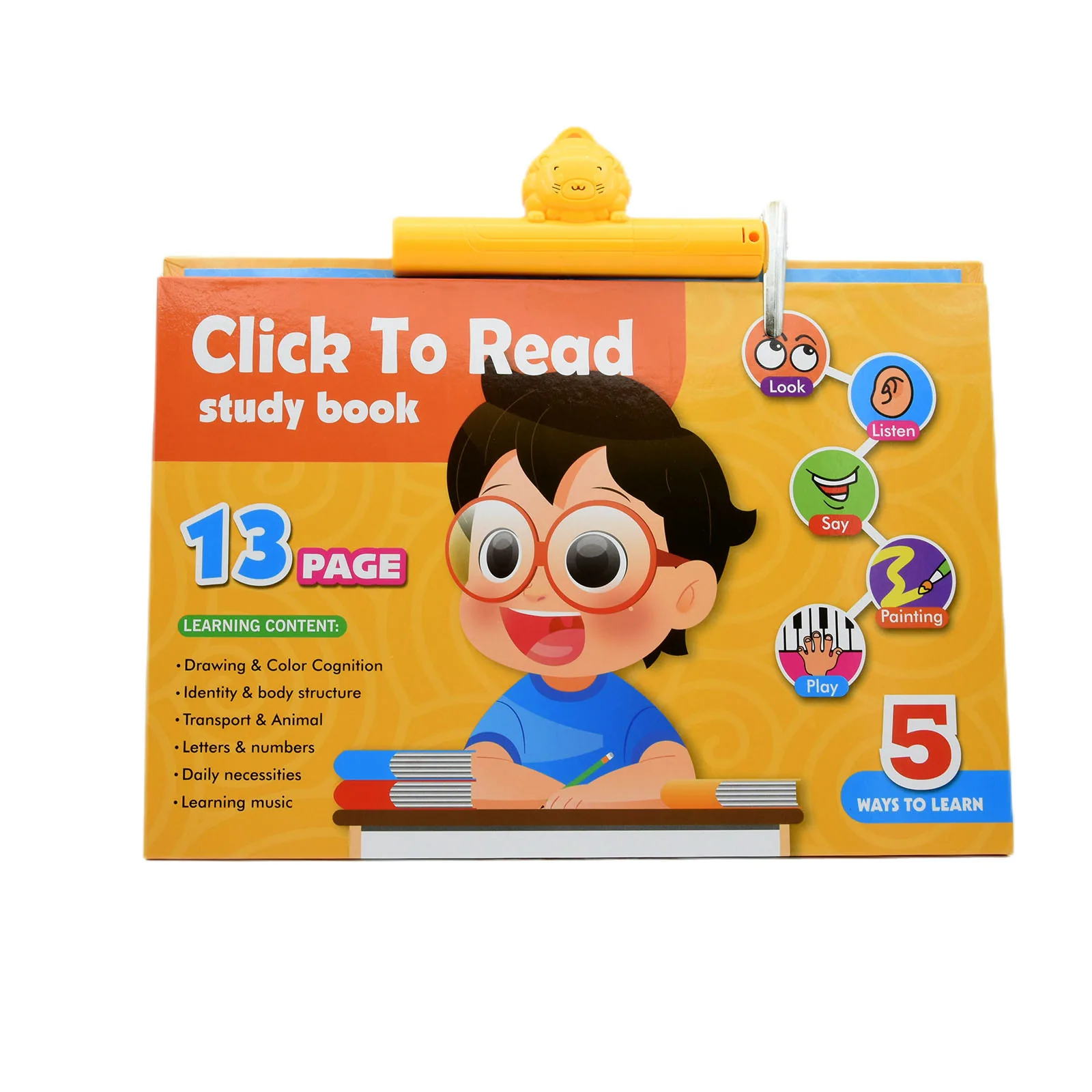 Cross-border new English dot reading baby intelligence development children's drawing board multi-functional English early educa 5