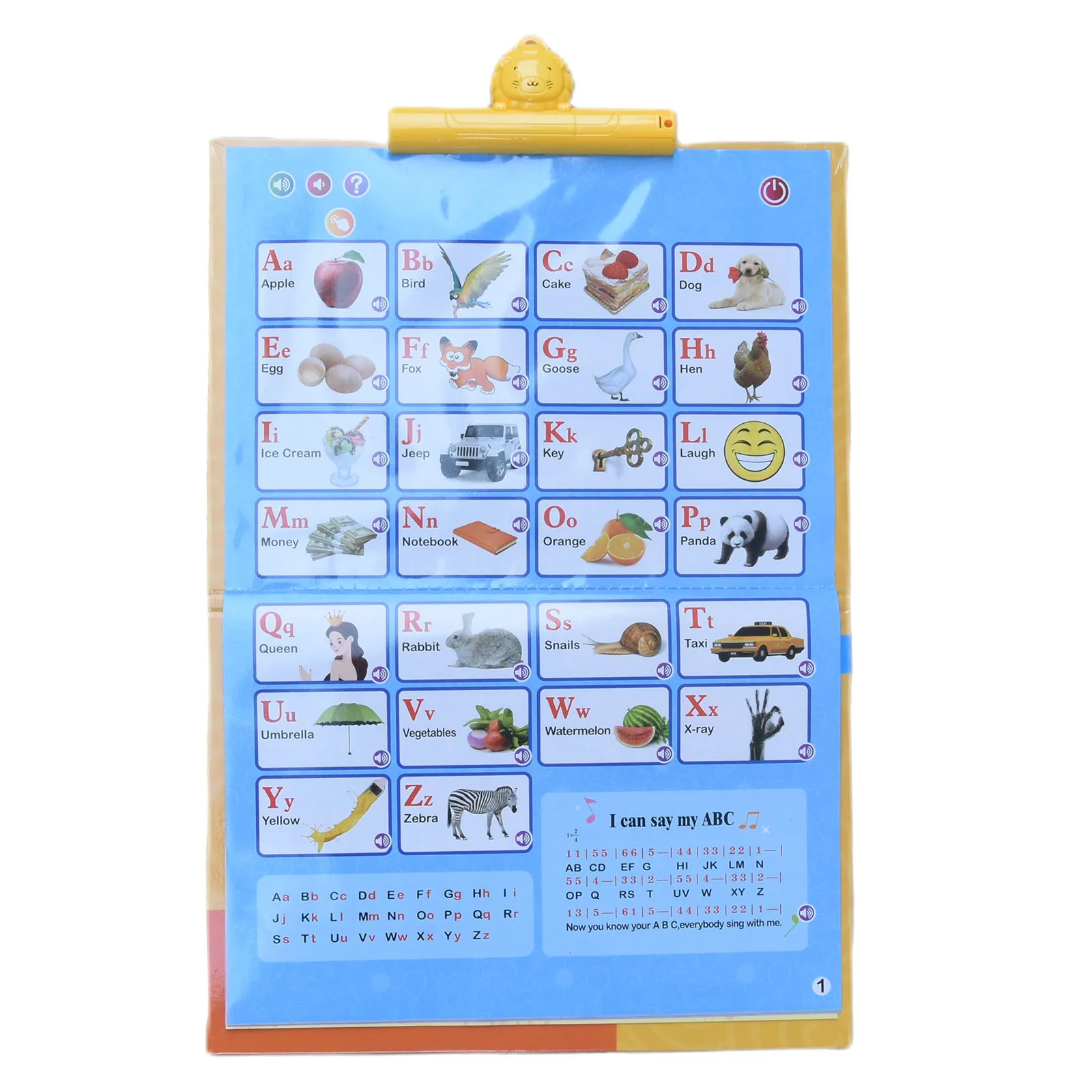 Cross-border new English dot reading baby intelligence development children's drawing board multi-functional English early educa 7
