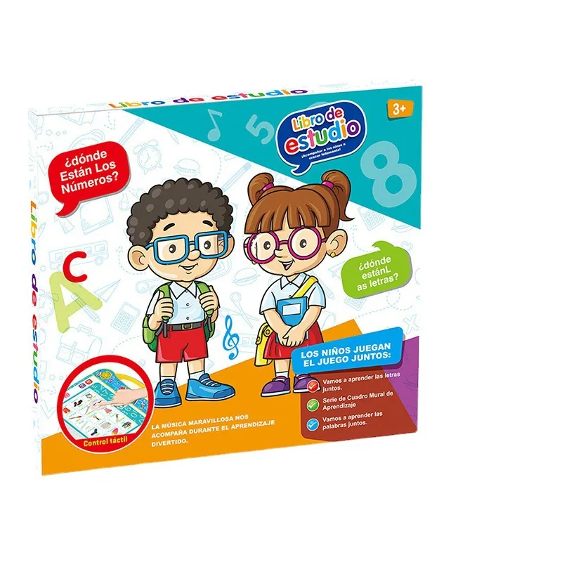 Cross-border foreign languages, Spanish, English, point reading, children's early education, voice books, smart toys, Spanish e - Other Toys & Hobbies 2