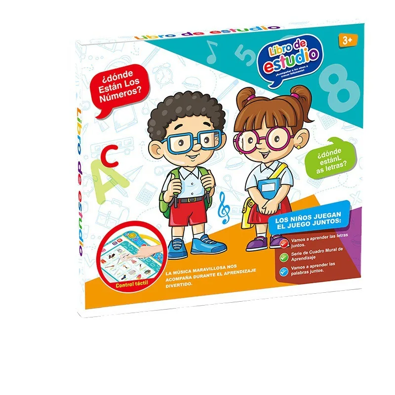 Cross-border foreign languages, Spanish, English, point reading, children's early education, voice books, smart toys, Spanish e - Other Toys & Hobbies 4