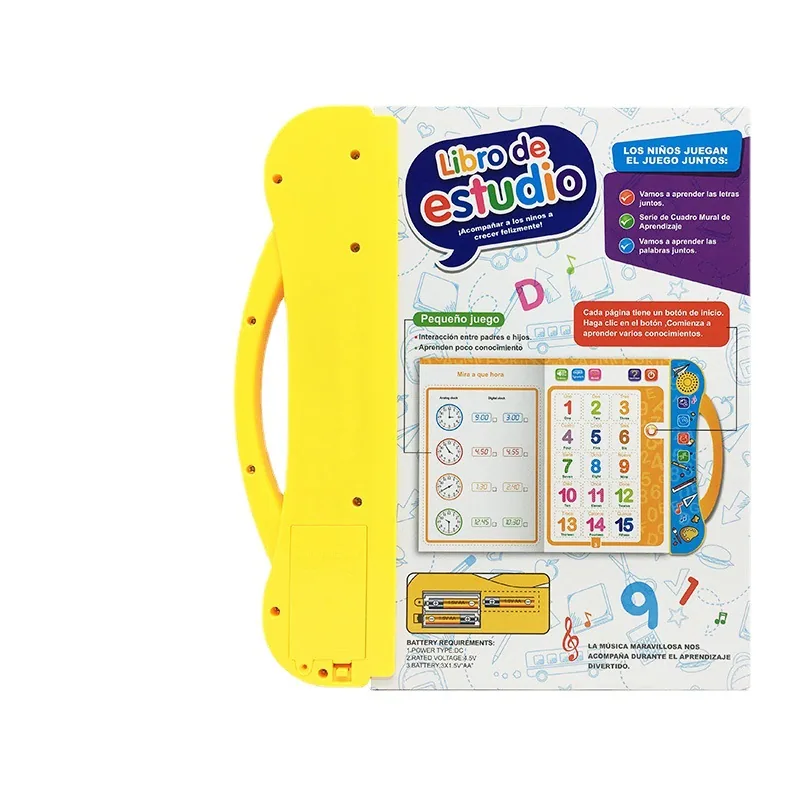Cross-border foreign languages, Spanish, English, point reading, children's early education, voice books, smart toys, Spanish e - Other Toys & Hobbies 3