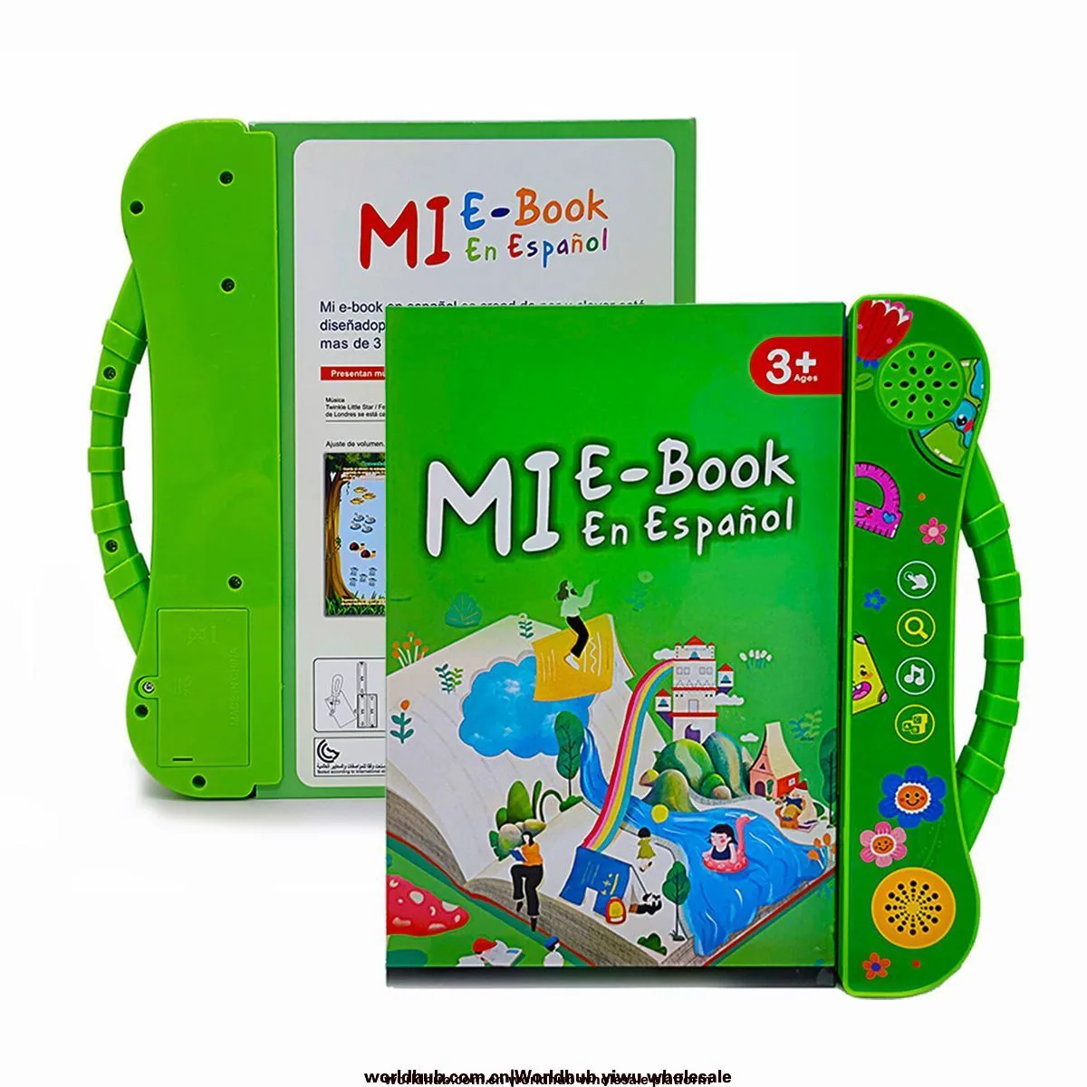 Cross-border new Spanish finger point reading children's early education voice book smart toy Spanish e-book