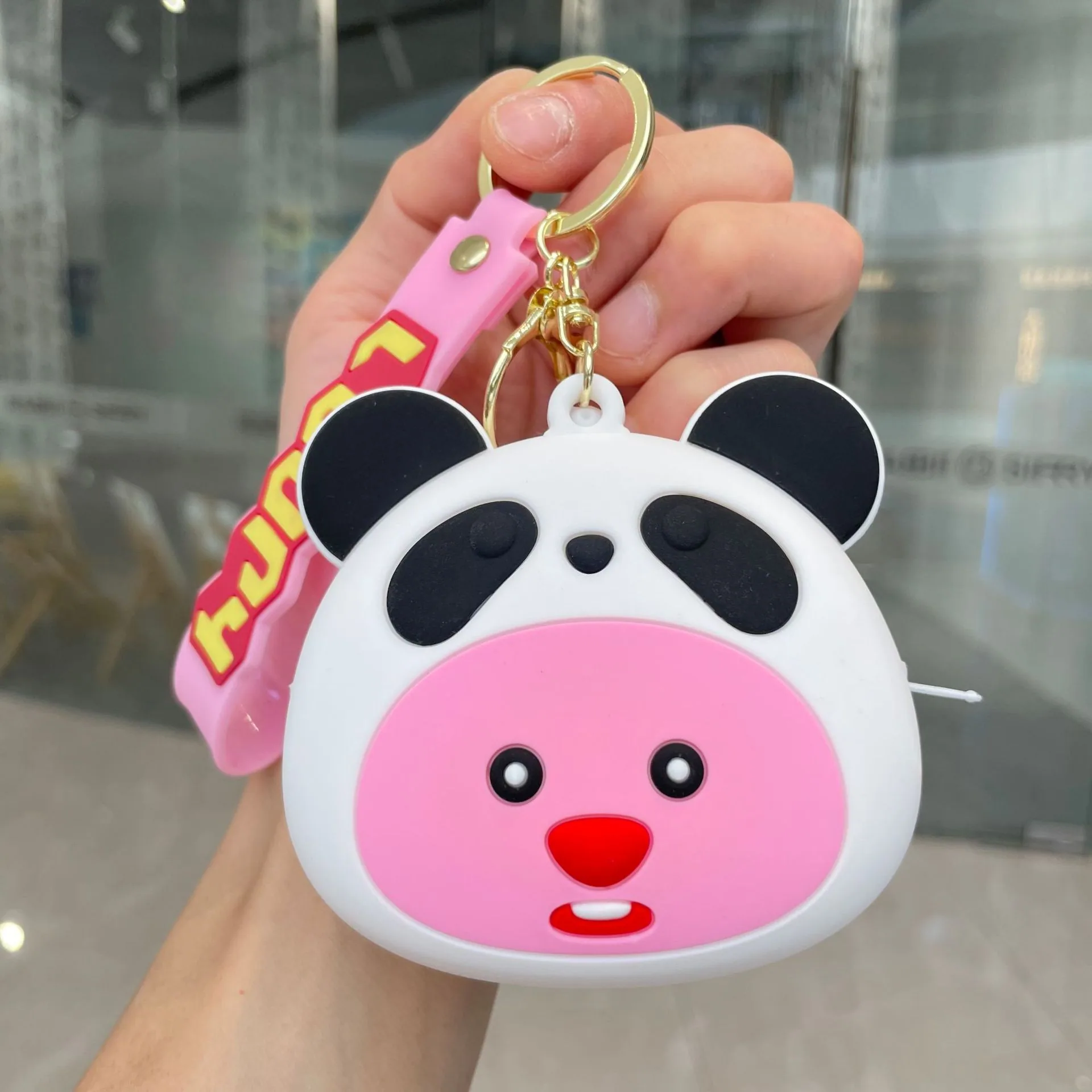 Internet celebrity cartoon cute coin purse silicone small wallet Sanrio keychain car ornament small gift wholesale 50