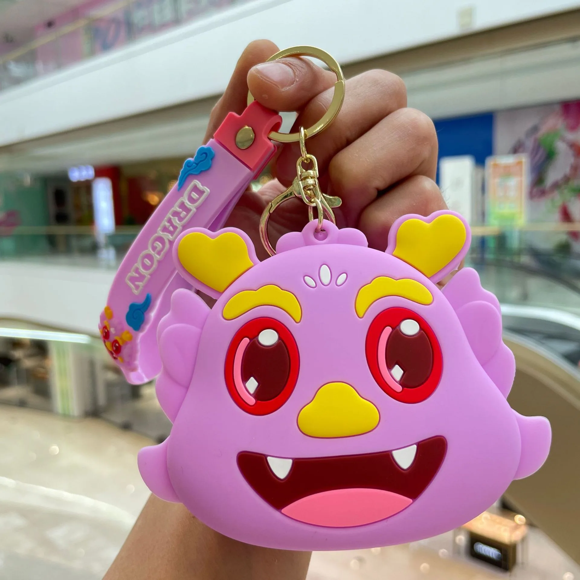 Internet celebrity cartoon cute coin purse silicone small wallet Sanrio keychain car ornament small gift wholesale 32