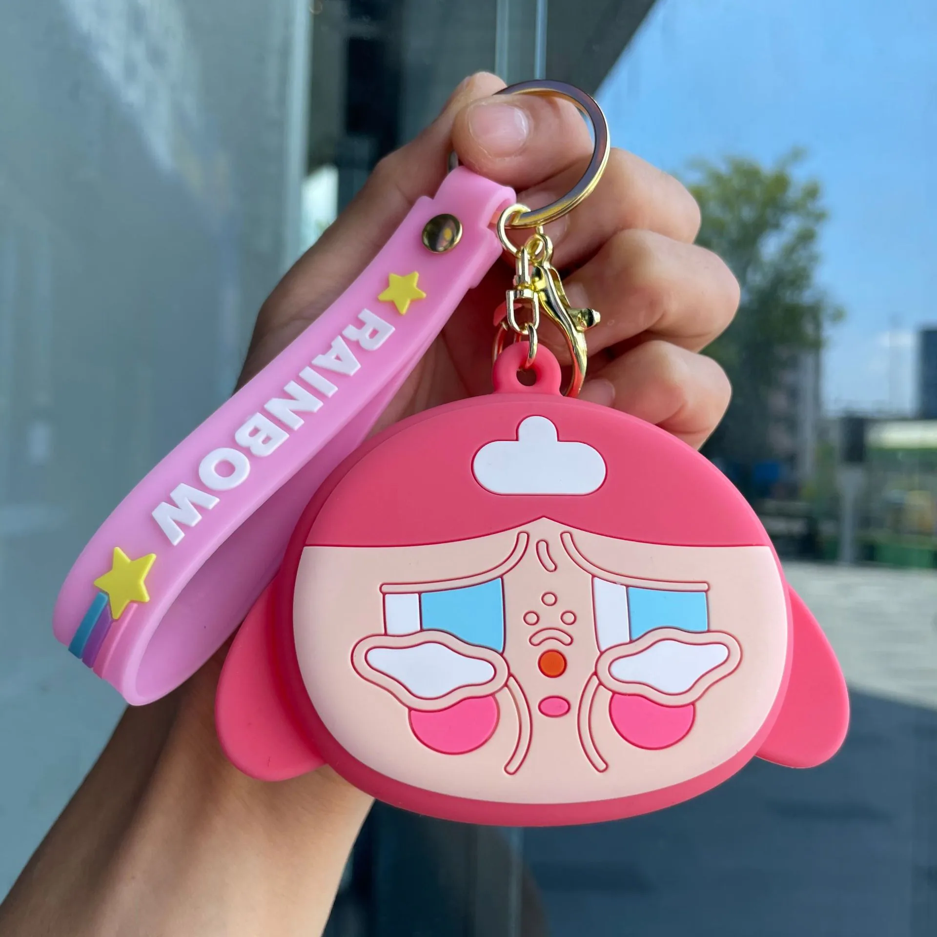 Internet celebrity cartoon cute coin purse silicone small wallet Sanrio keychain car ornament small gift wholesale 73