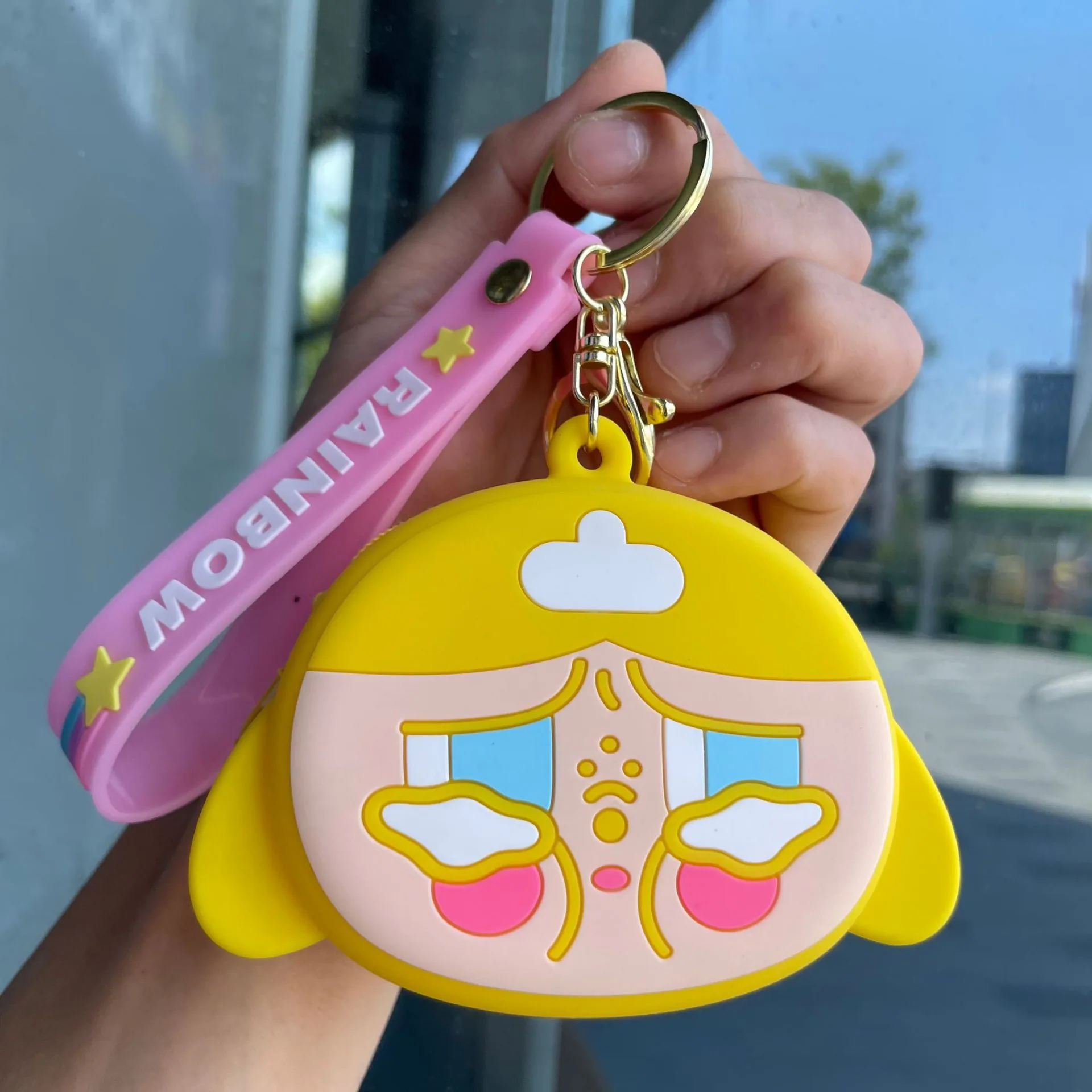 Internet celebrity cartoon cute coin purse silicone small wallet Sanrio keychain car ornament small gift wholesale 74