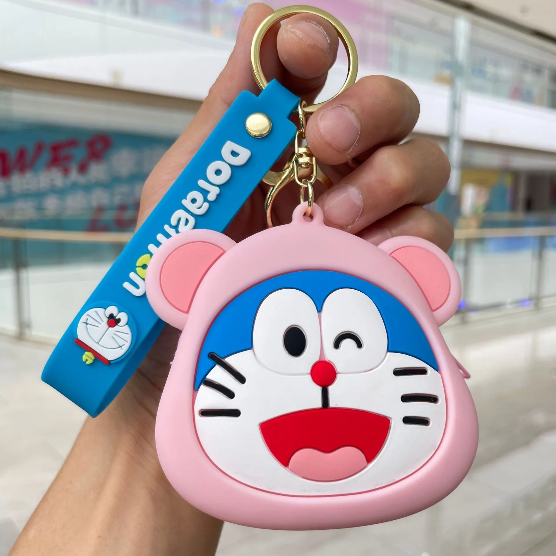 Internet celebrity cartoon cute coin purse silicone small wallet Sanrio keychain car ornament small gift wholesale 24