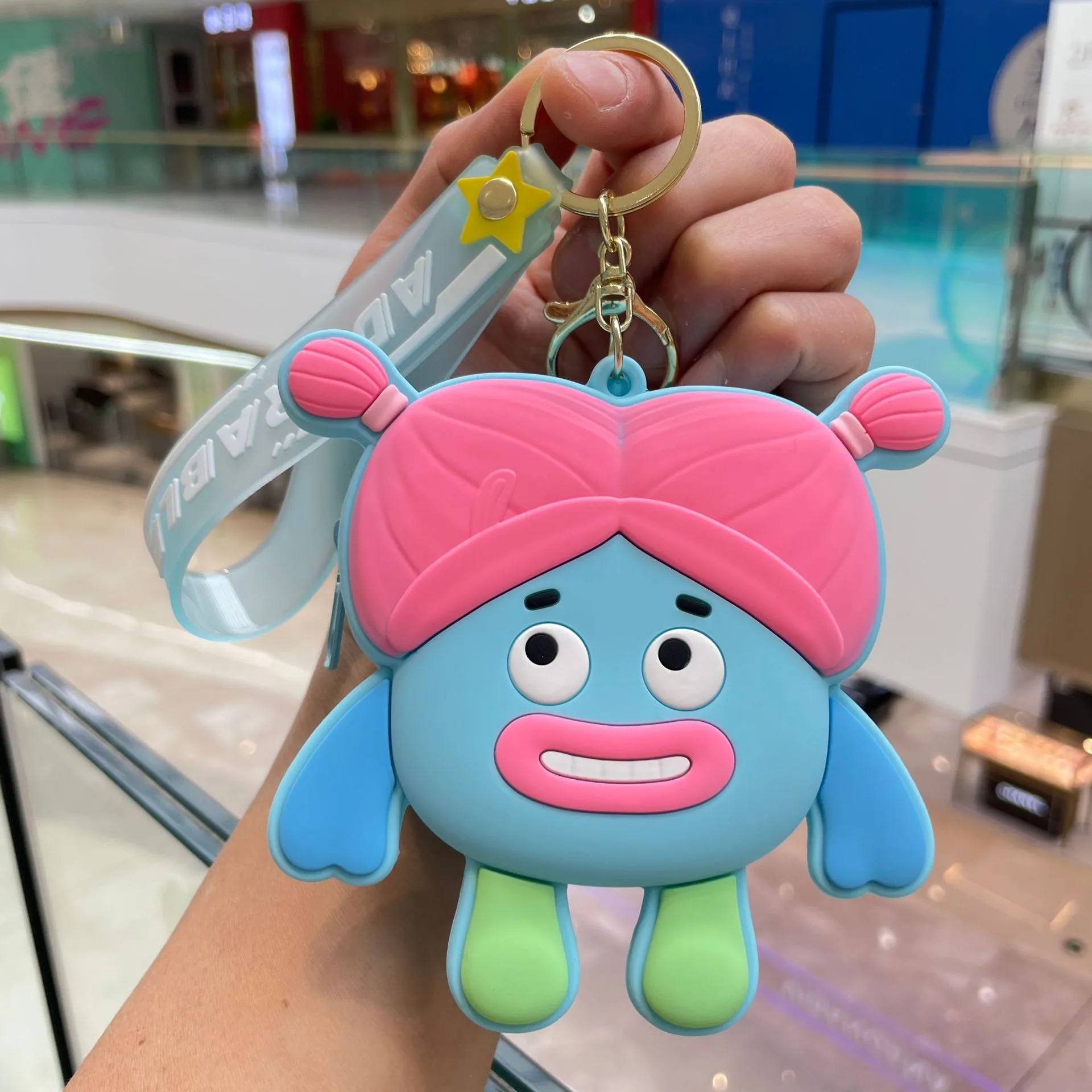 Internet celebrity cartoon cute coin purse silicone small wallet Sanrio keychain car ornament small gift wholesale 34