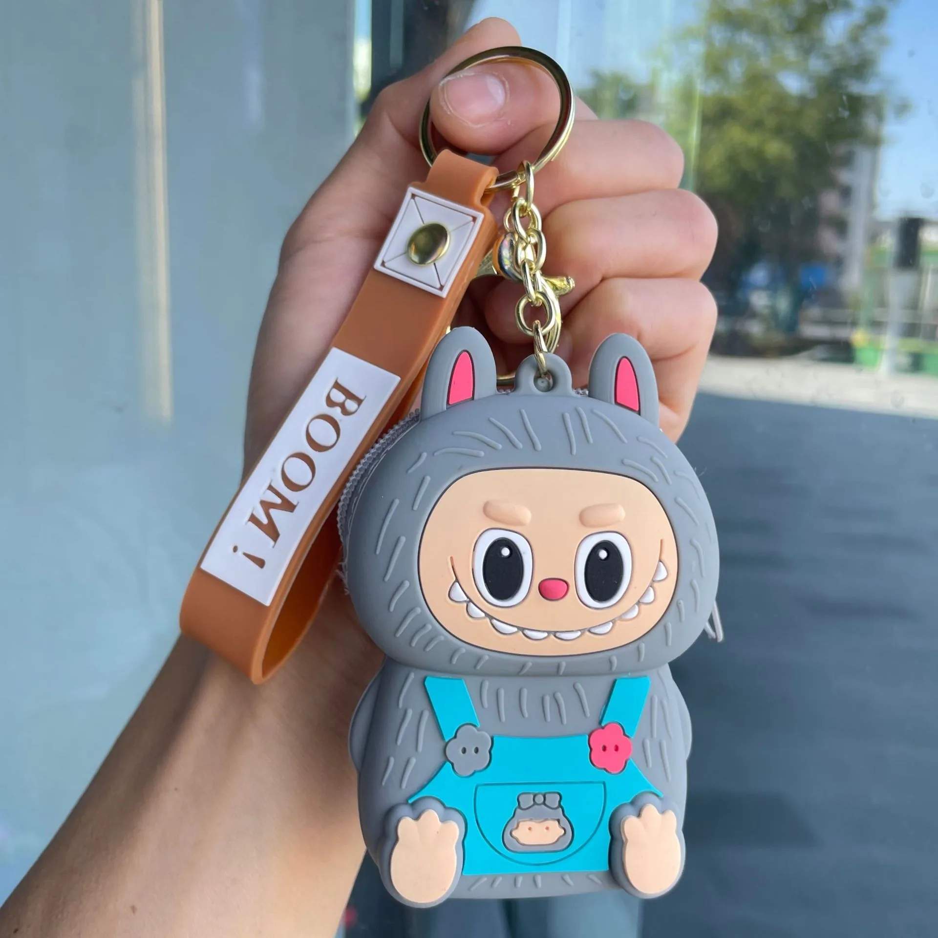 Internet celebrity cartoon cute coin purse silicone small wallet Sanrio keychain car ornament small gift wholesale 88
