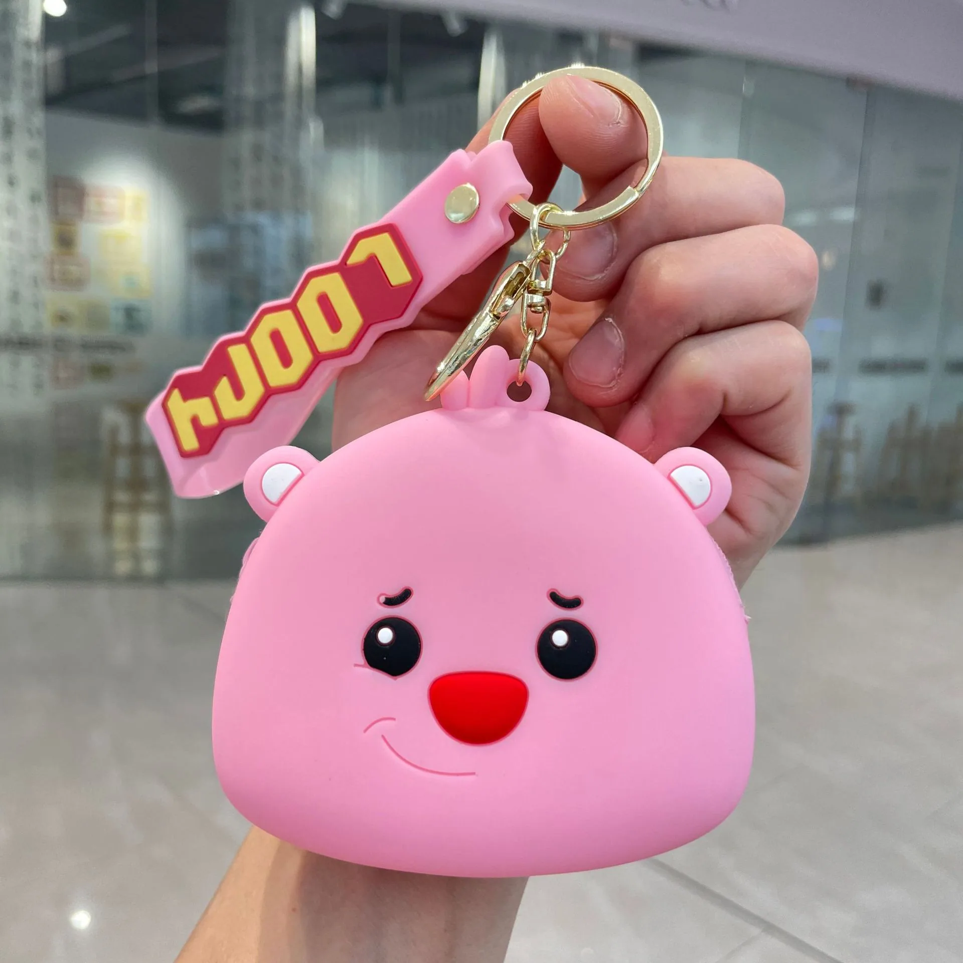 Internet celebrity cartoon cute coin purse silicone small wallet Sanrio keychain car ornament small gift wholesale 38
