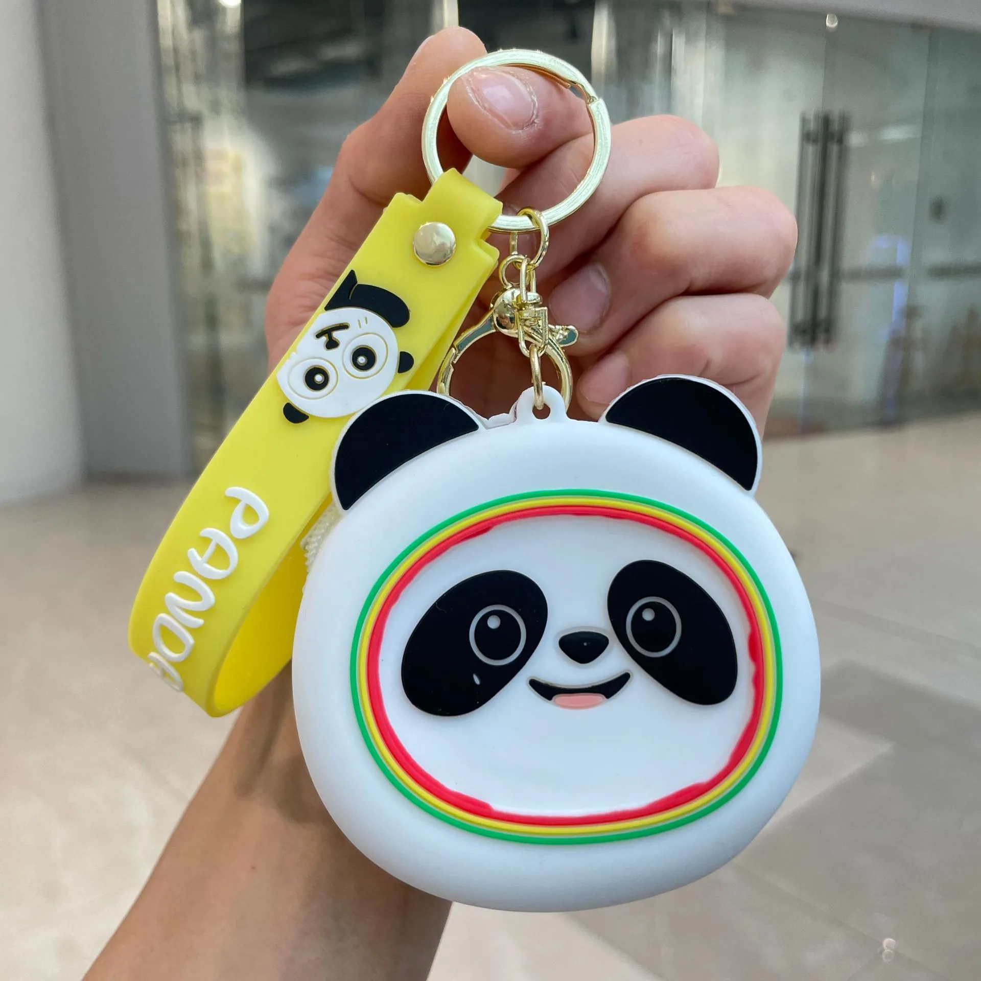 Internet celebrity cartoon cute coin purse silicone small wallet Sanrio keychain car ornament small gift wholesale 41