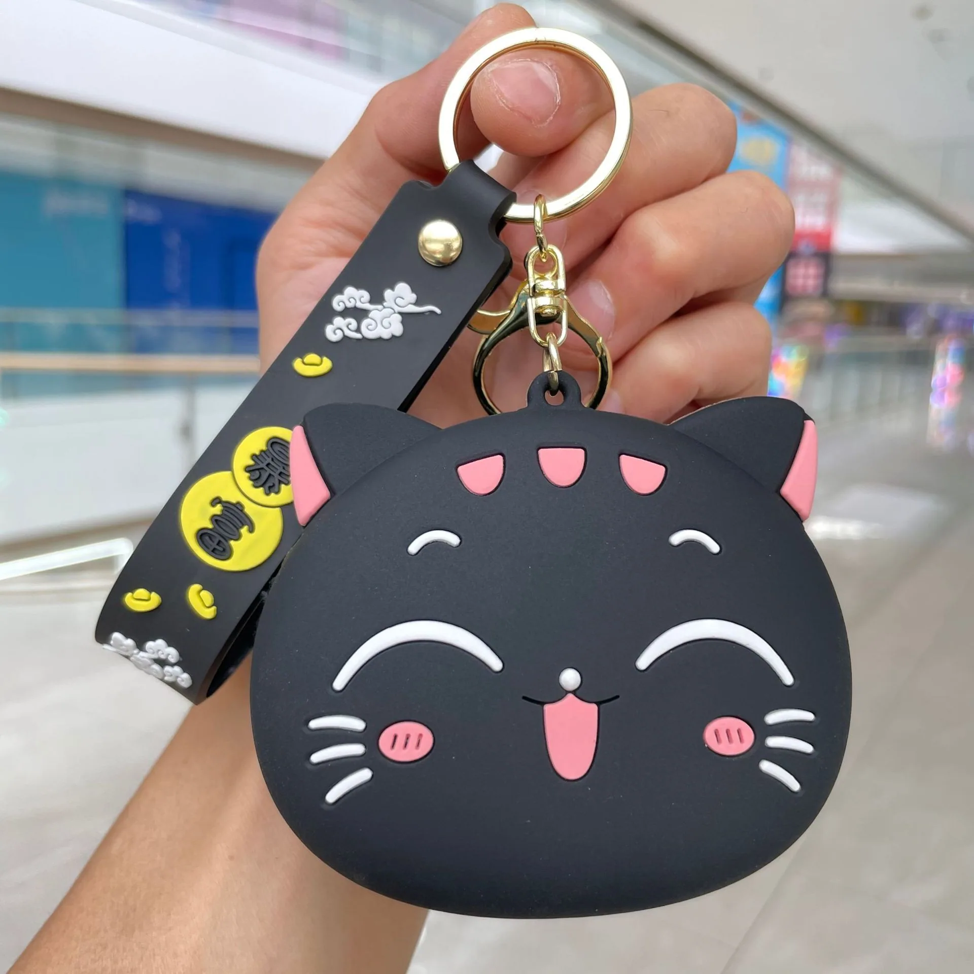 Internet celebrity cartoon cute coin purse silicone small wallet Sanrio keychain car ornament small gift wholesale 11