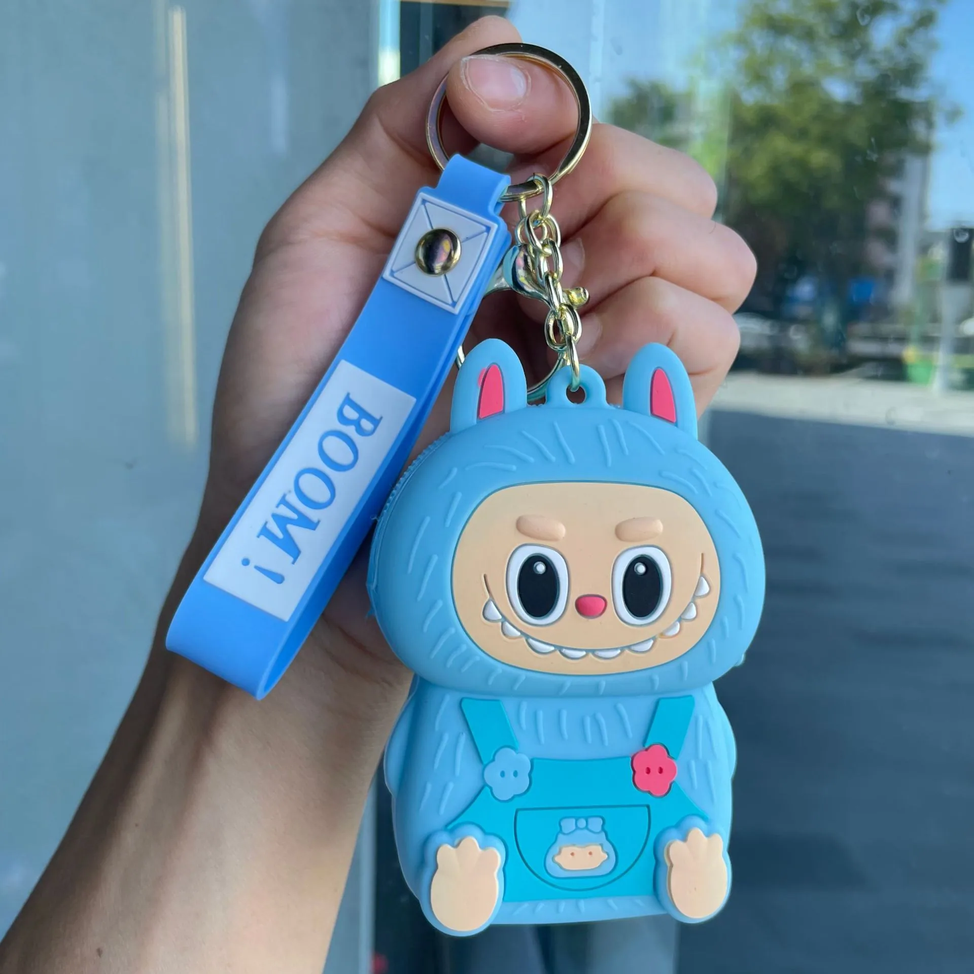 Internet celebrity cartoon cute coin purse silicone small wallet Sanrio keychain car ornament small gift wholesale 86