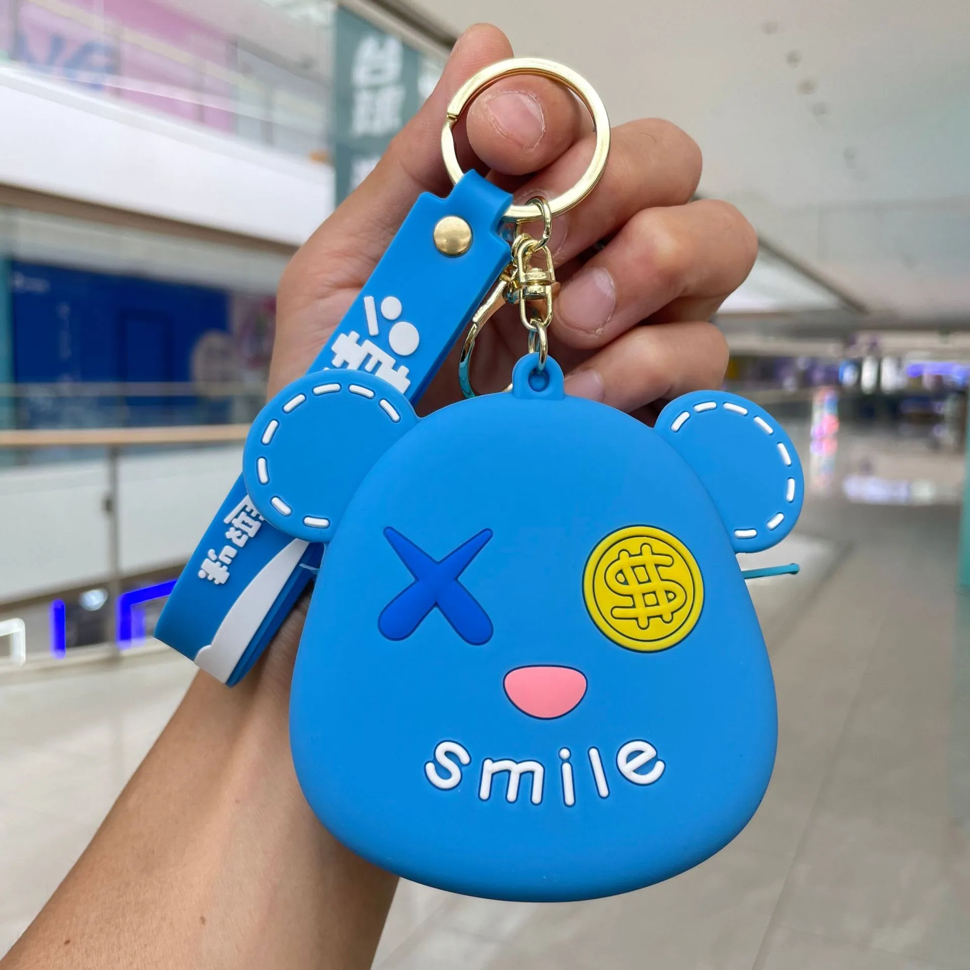 Internet celebrity cartoon cute coin purse silicone small wallet Sanrio keychain car ornament small gift wholesale 12