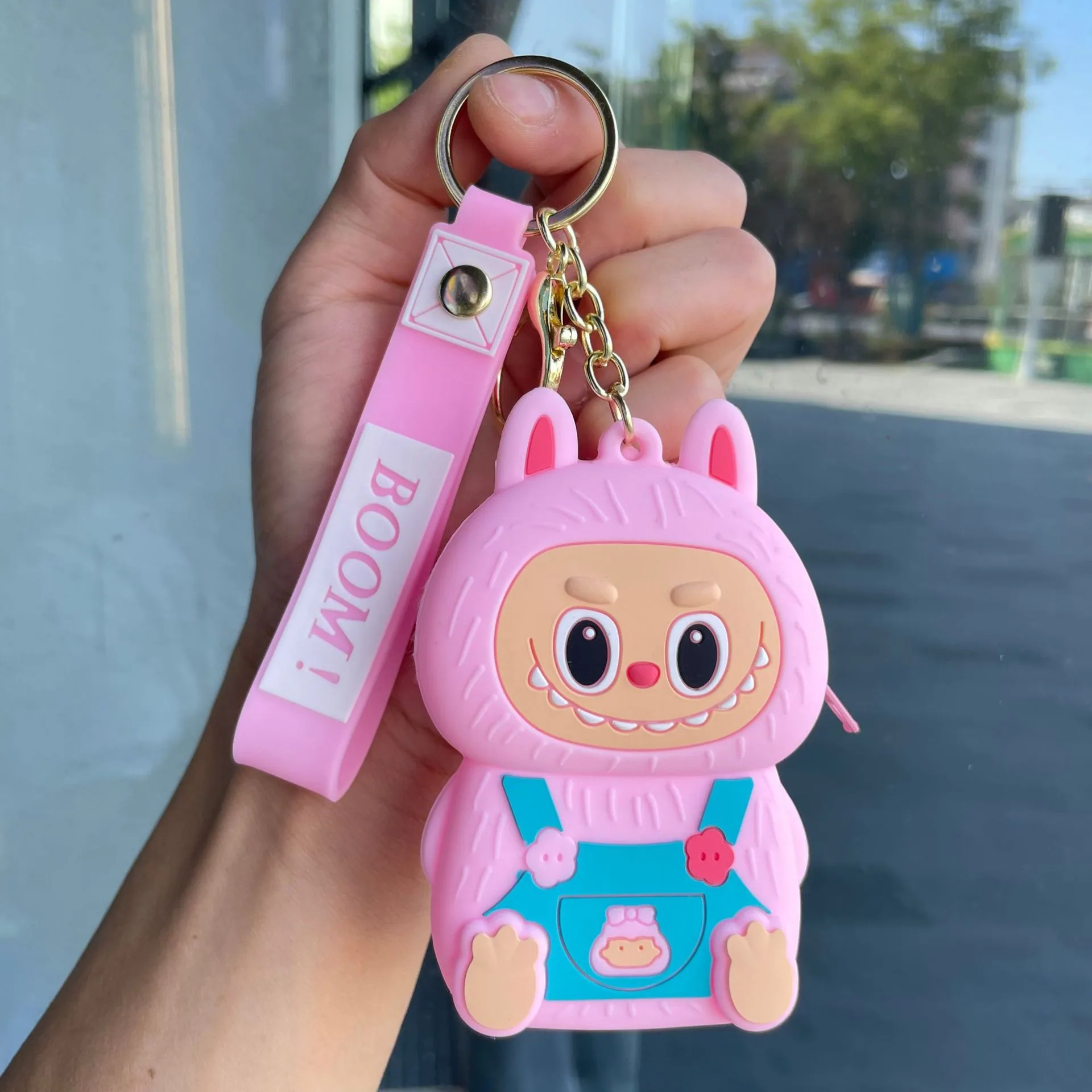 Internet celebrity cartoon cute coin purse silicone small wallet Sanrio keychain car ornament small gift wholesale 85