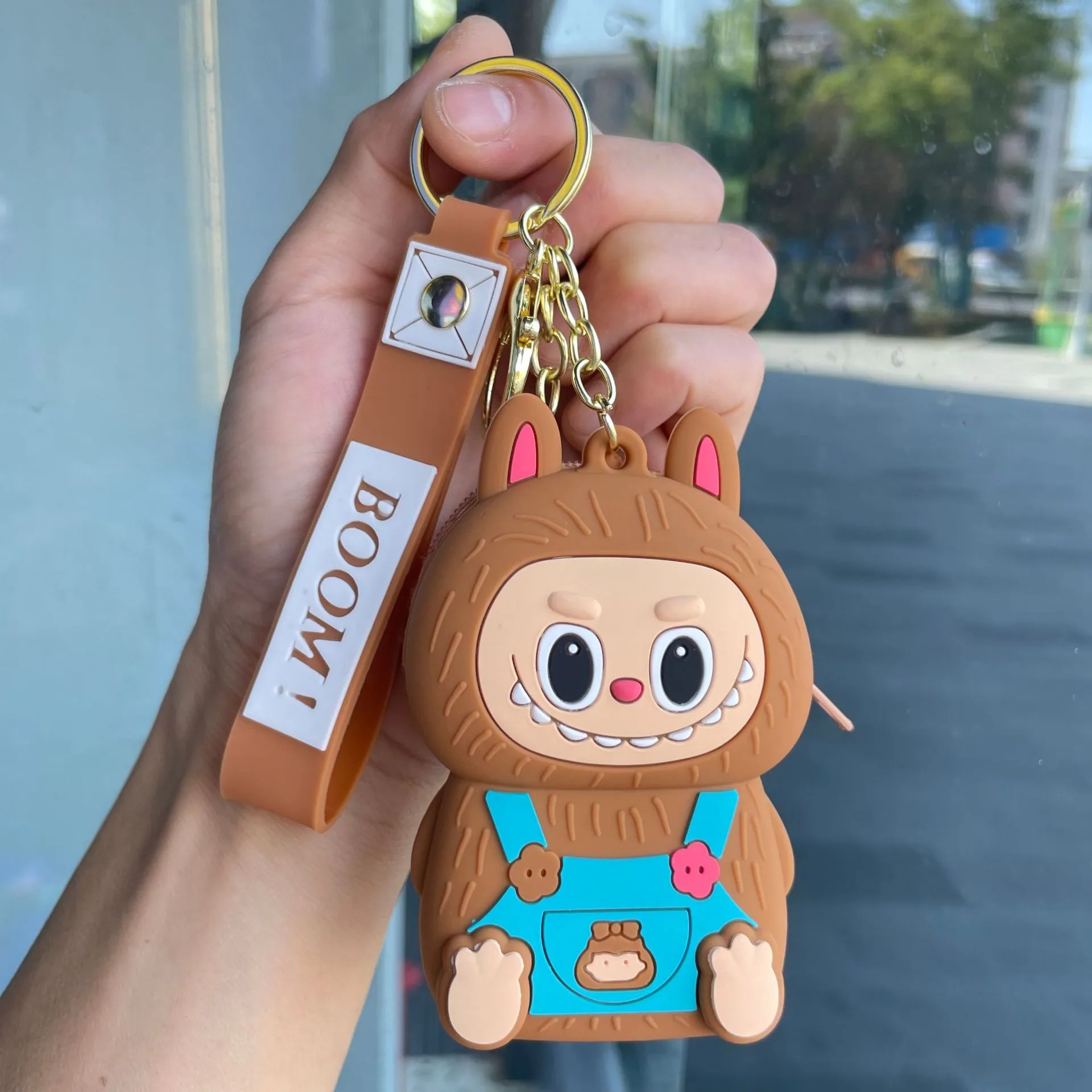 Internet celebrity cartoon cute coin purse silicone small wallet Sanrio keychain car ornament small gift wholesale 87