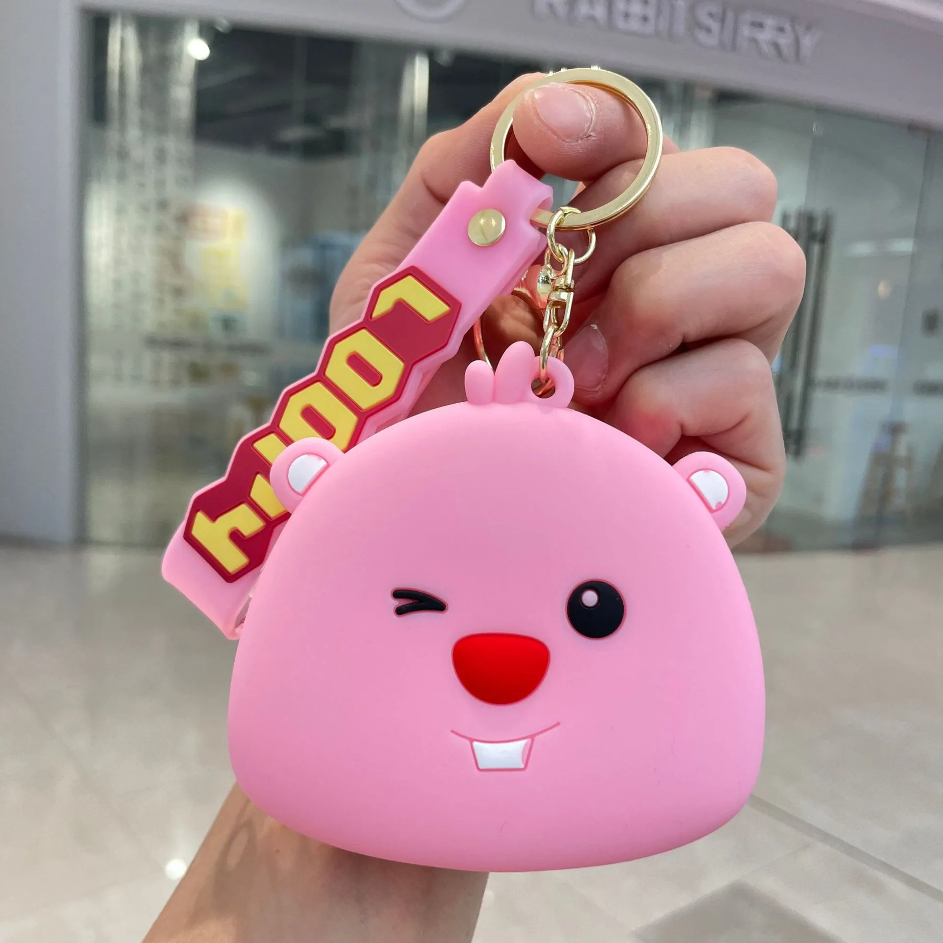 Internet celebrity cartoon cute coin purse silicone small wallet Sanrio keychain car ornament small gift wholesale 37