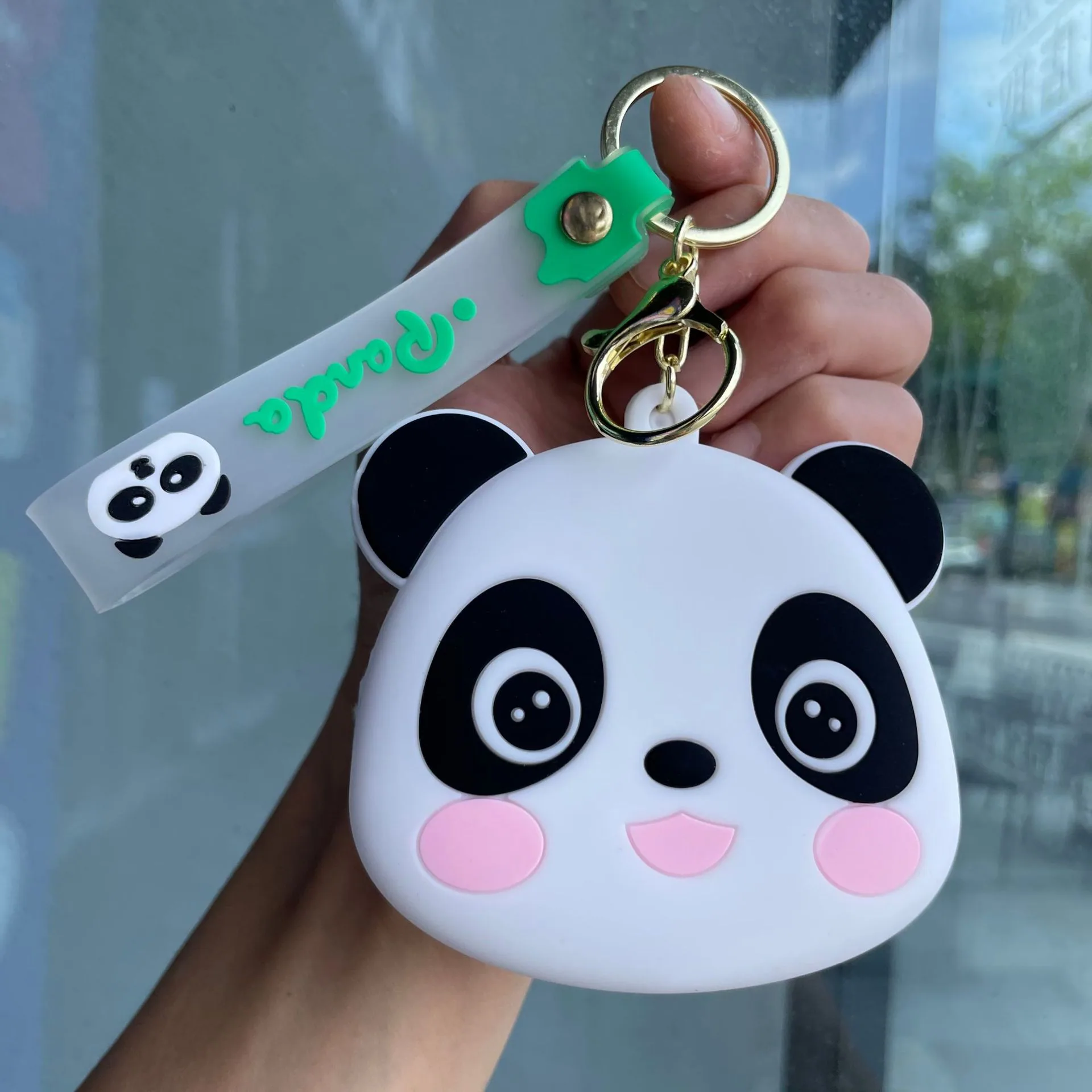 Internet celebrity cartoon cute coin purse silicone small wallet Sanrio keychain car ornament small gift wholesale 80