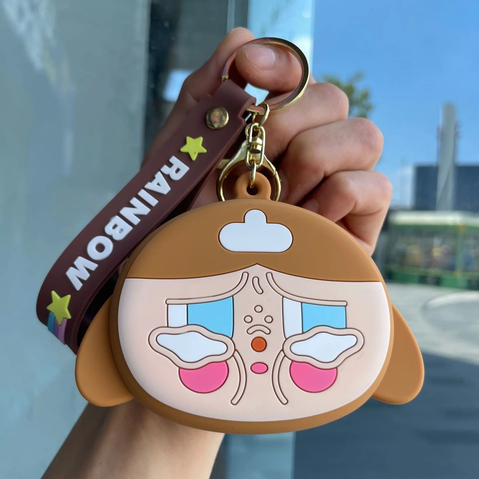 Internet celebrity cartoon cute coin purse silicone small wallet Sanrio keychain car ornament small gift wholesale 75