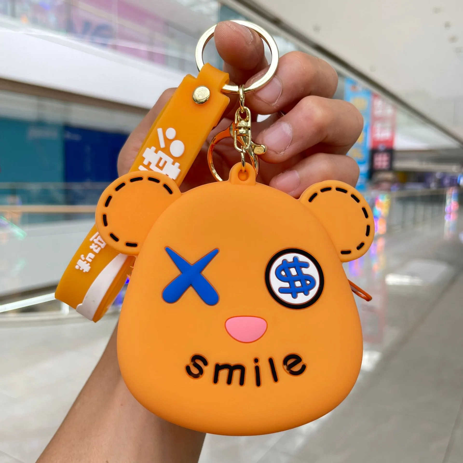 Internet celebrity cartoon cute coin purse silicone small wallet Sanrio keychain car ornament small gift wholesale 13