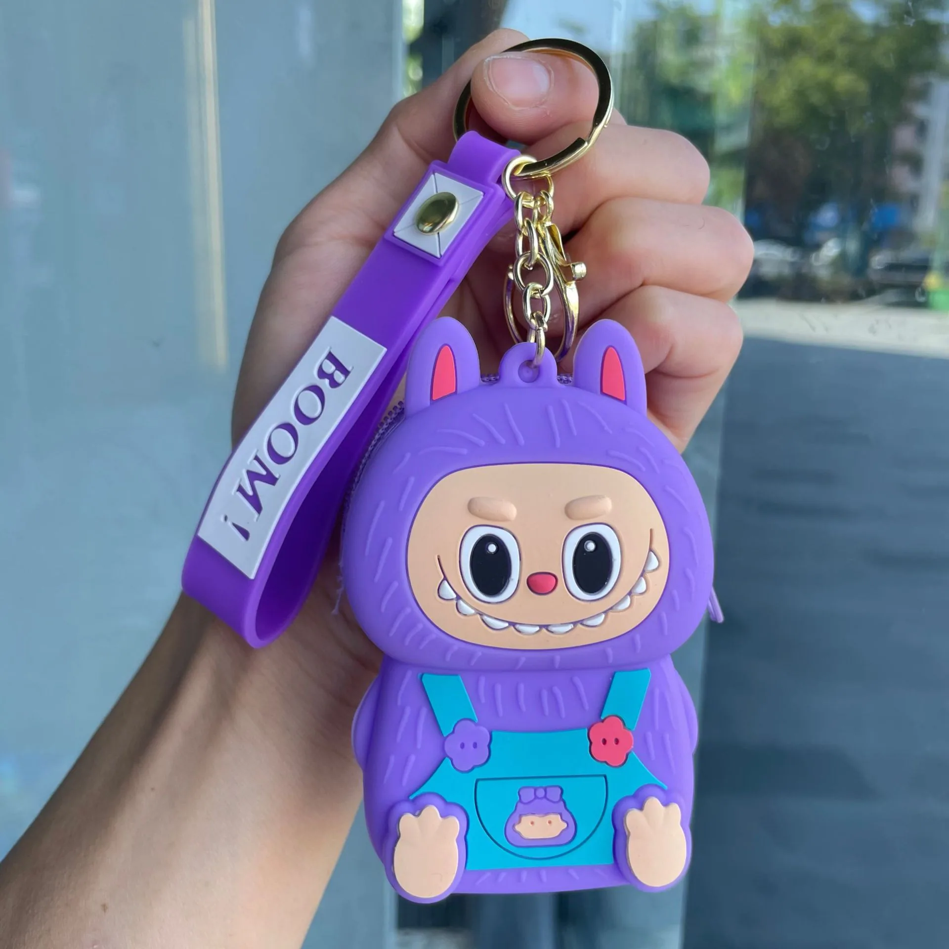 Internet celebrity cartoon cute coin purse silicone small wallet Sanrio keychain car ornament small gift wholesale 84