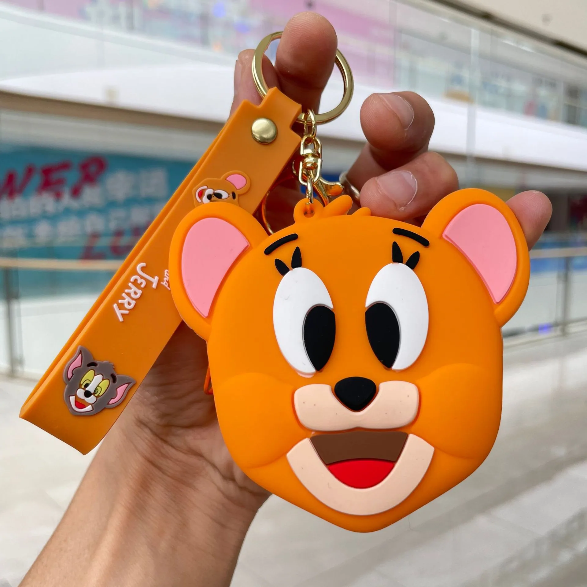 Internet celebrity cartoon cute coin purse silicone small wallet Sanrio keychain car ornament small gift wholesale 21