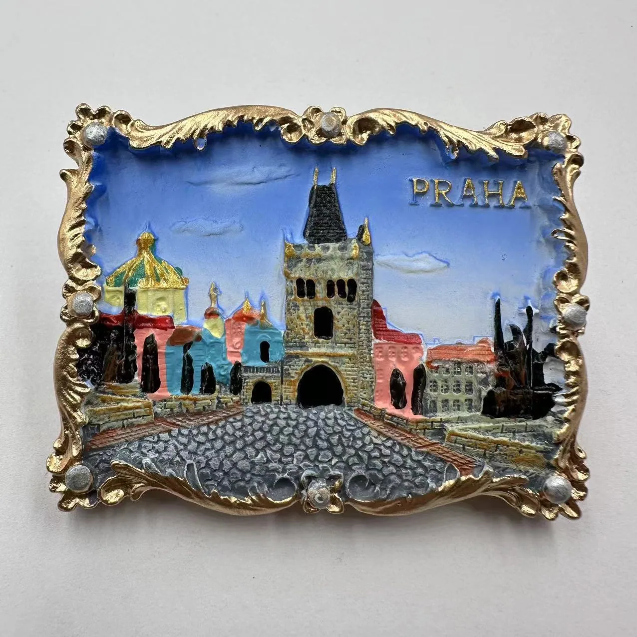 Denmark Czech Republic Prague France Eiffel Tower Fridge Magnet Resin Magnetic Crafts Souvenir 2
