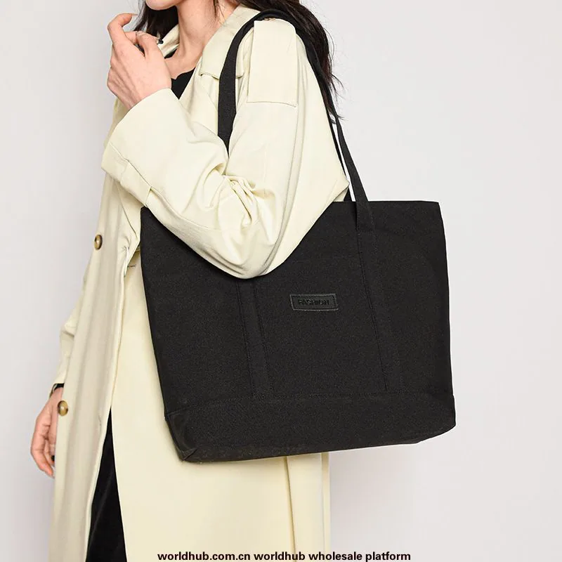 Tote bag nylon cloth women's bag 2024 new shoulder bag European and American fashion retro handbag large capacity bag bag 2