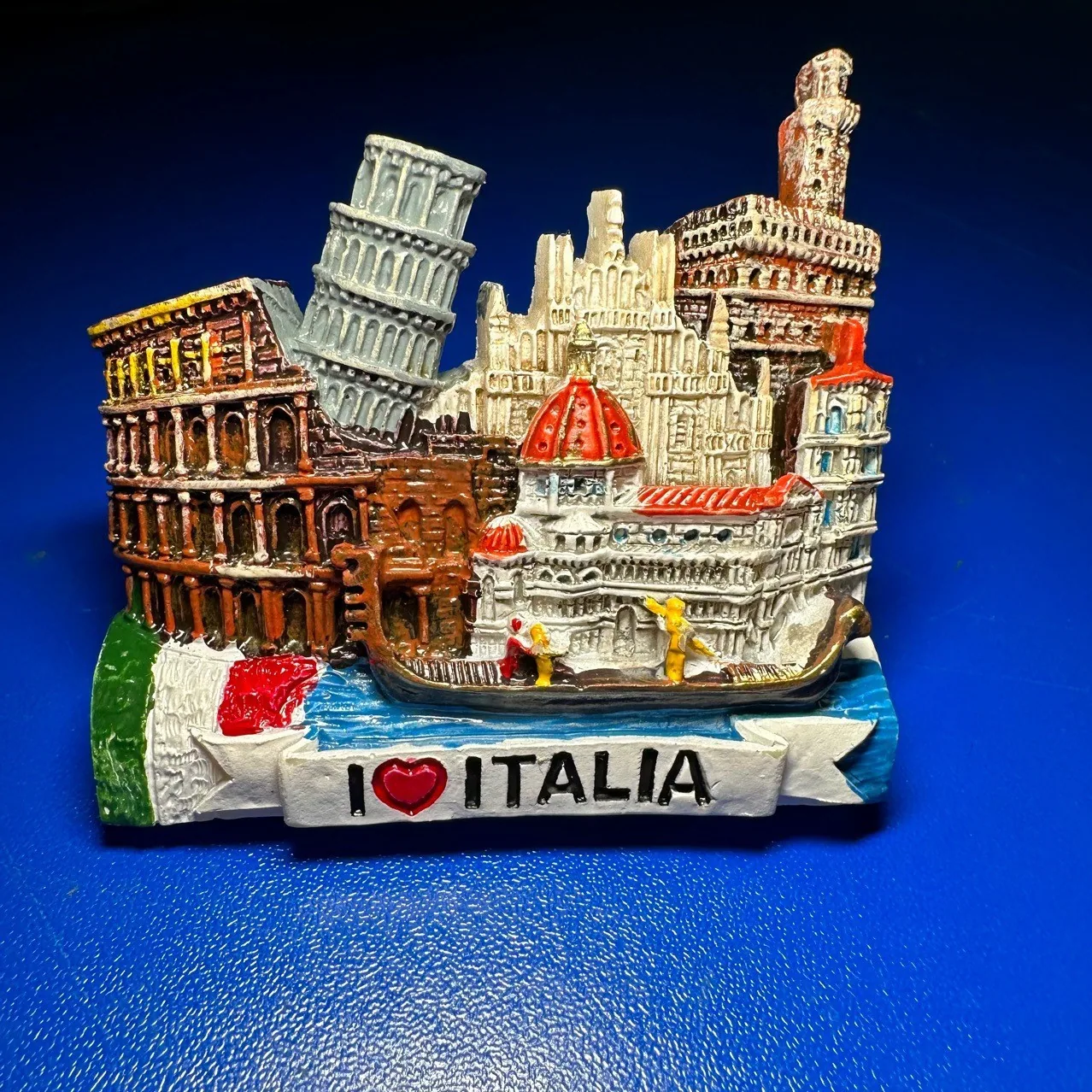Washington, USA, Germany, Neuschwanstein Castle, France, Italy, Syria, Magnetic Resin Fridge Magnet 12