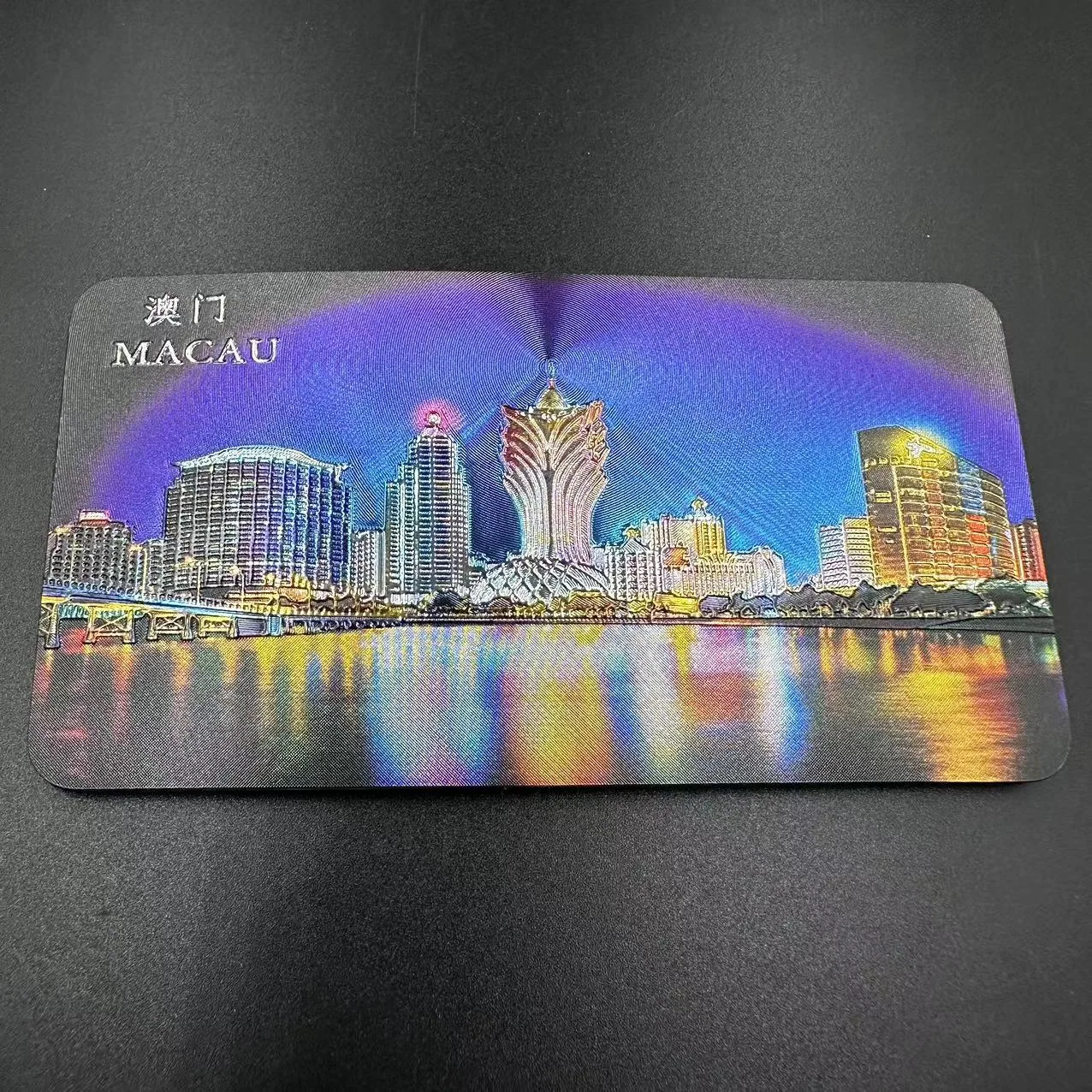 Macau travel souvenirs, refrigerator magnets, magnetic metal, 38 archway, souvenirs, small gifts, wood resin 9
