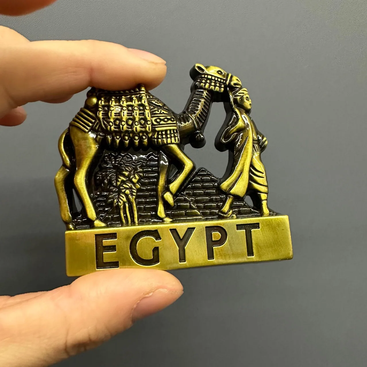 Ägypten Kühlschrankmagnet Kairo Pyramide Kühlschrankmagnet Reise Souvenir Metall magnetischer Kühlschrankmagnet 4
