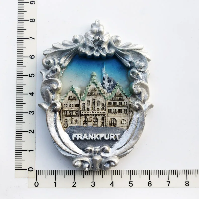 Manufacturers, spot wholesale, cross-border sources, scenic spots in Germany, tourist souvenirs, resin painted magnetic refriger 2