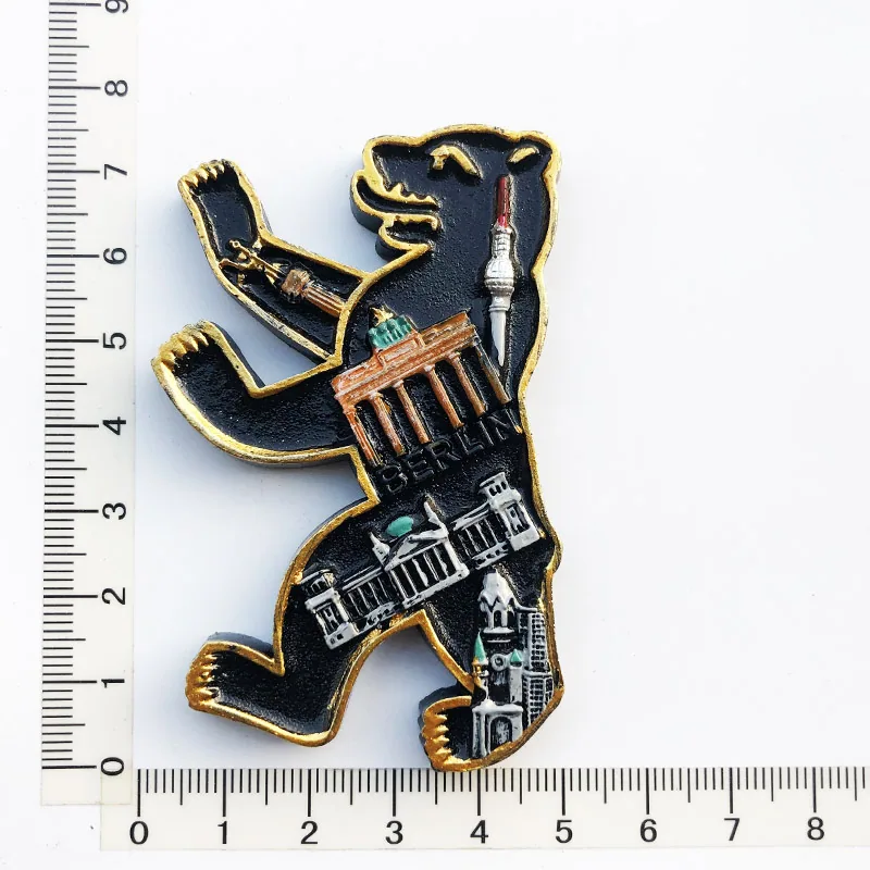Manufacturers, spot wholesale, cross-border sources, scenic spots in Germany, tourist souvenirs, resin painted magnetic refriger 6