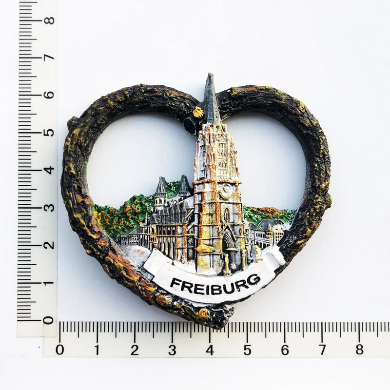 Manufacturers, spot wholesale, cross-border sources, scenic spots in Germany, tourist souvenirs, resin painted magnetic refriger 4