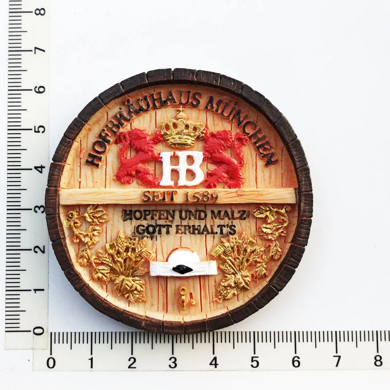 Manufacturers, spot wholesale, cross-border sources, scenic spots in Germany, tourist souvenirs, resin painted magnetic refriger 21
