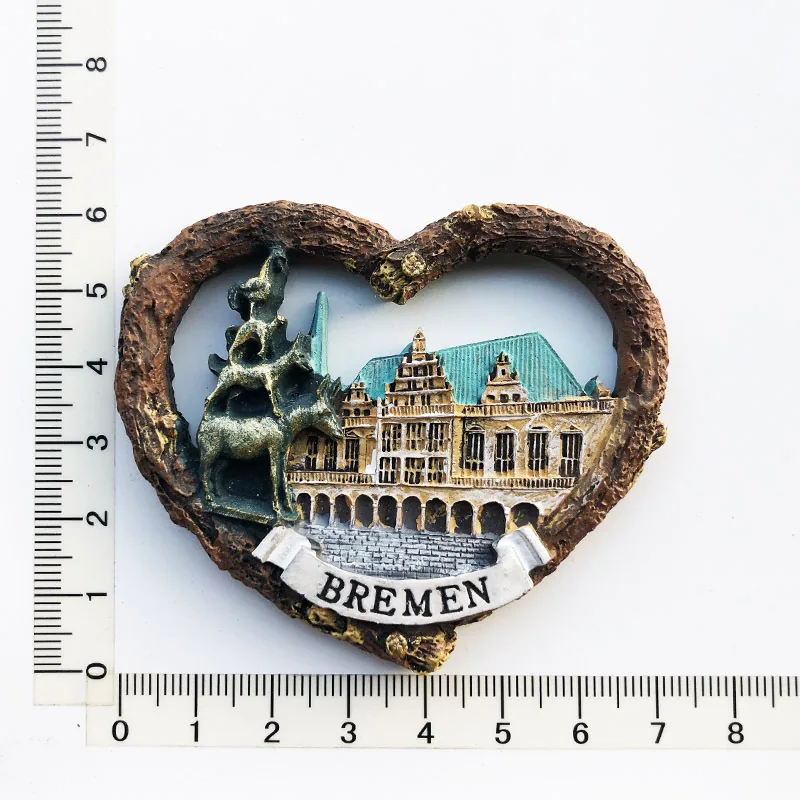 Manufacturers, spot wholesale, cross-border sources, scenic spots in Germany, tourist souvenirs, resin painted magnetic refriger 11