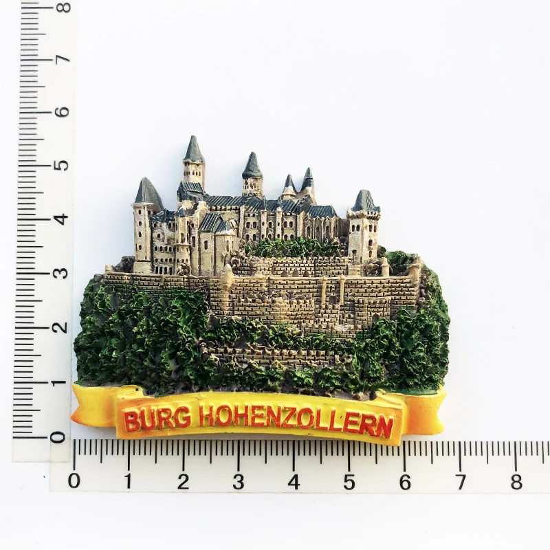 Manufacturers, spot wholesale, cross-border sources, scenic spots in Germany, tourist souvenirs, resin painted magnetic refriger 32