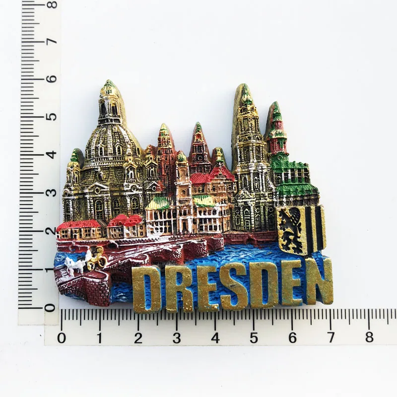 Manufacturers, spot wholesale, cross-border sources, scenic spots in Germany, tourist souvenirs, resin painted magnetic refriger 23