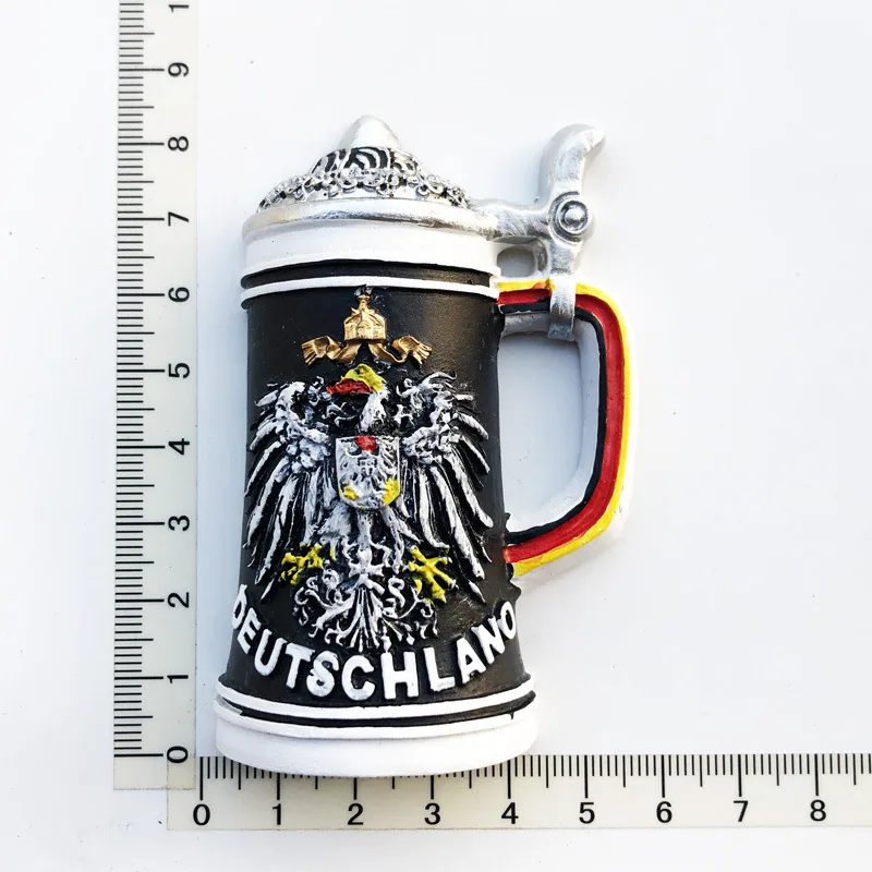 Manufacturers, spot wholesale, cross-border sources, scenic spots in Germany, tourist souvenirs, resin painted magnetic refriger 26