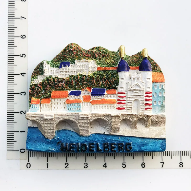 Manufacturers, spot wholesale, cross-border sources, scenic spots in Germany, tourist souvenirs, resin painted magnetic refriger 17