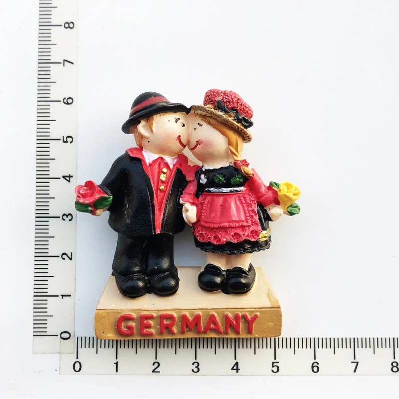 Manufacturers, spot wholesale, cross-border sources, scenic spots in Germany, tourist souvenirs, resin painted magnetic refriger 24