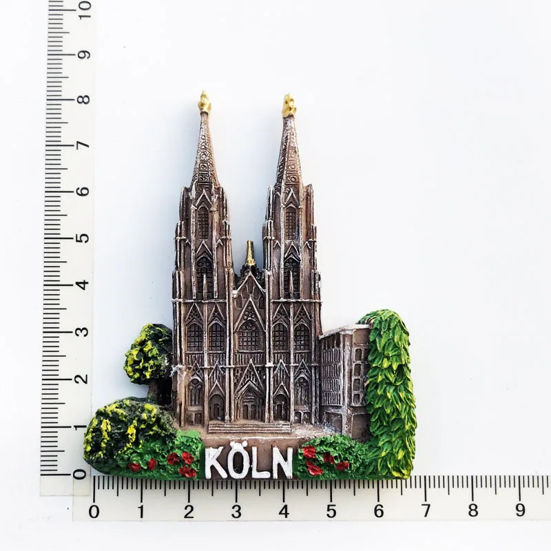Manufacturers, spot wholesale, cross-border sources, scenic spots in Germany, tourist souvenirs, resin painted magnetic refriger 7