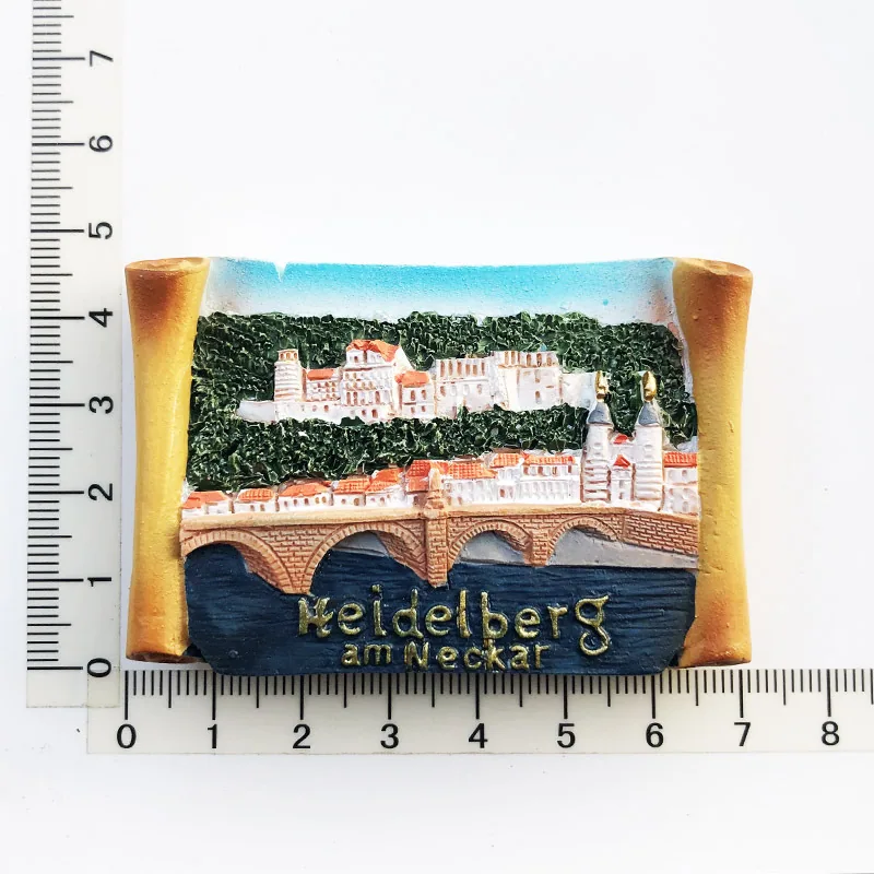 Manufacturers, spot wholesale, cross-border sources, scenic spots in Germany, tourist souvenirs, resin painted magnetic refriger 20