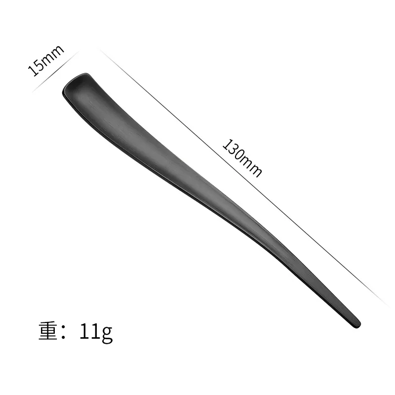 304 stainless steel tea spoon household fruit fork dessert ice cream cake double-ended fork spoon 5