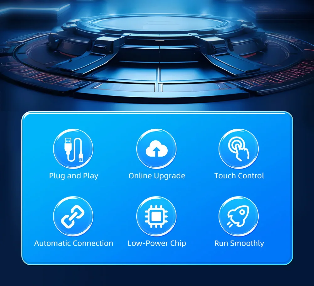 Wireless carplay box cross-border hot sale AI original car wired to wireless carplay car adapter box 10